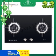 Elba 2 Burner Built-In Glass Gas Cooker Hob EGH-K8942G(BK)