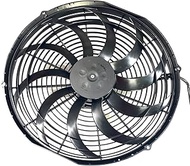 Spal 30102048 Pusher Fan (16In High Performance ; Curved Blade; For Use W/ 30Amp Fuse at 13V), 1 Pac