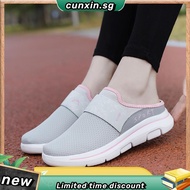 [35-42]lightweight women Half shoes mesh Slip on Shoes Causal shoes for women