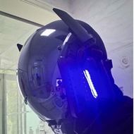 Cyberpunk mask helmet motorcycle futureristic helmet