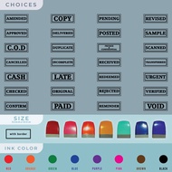 SELF-INKED COMPANY / PERSONAL NAME / NURSE JURURAWAT / GURU TEACHER COP / COP NAMA / STAMP CUSTOMADE