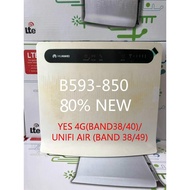 MOD unlocked Huawei B593 B593-850 4G LTE CPE Router modify hotspot unlimited yes/unifi air sim card 