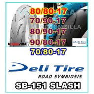 * FREE TUBELESS NUT * DELI TIRE SB 151 TL 70/80 70/90-17 * 80/80-17 * 80/90-17 * 90/80-17 * SLASH TA