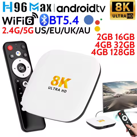 H96max M2 PLUS Android 14 Smart TV Box Wifi6 BT5.4 Media Player 2G 16G/4GB 32GB/4GB 128GB 8K Set Top