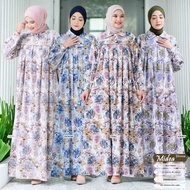 NEW MIDEA DRESS GAMIS WANITA LD 114CM BAHAN KELLY CRINKLE