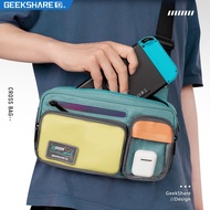 [ELEGANT] GeekShare Nintendo Switch Travel Carrying Case Bag Large Capacity Multifunction Bags For Switch OLED Messenger Bag Switch Lite