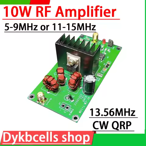 10W 13.56MHz RF power amplifier 5-9MHz 11-15MHz QRP radio CW transmitter short wave RF amplifiers bo
