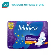 MODESS All Night with Wings Napkins 10s