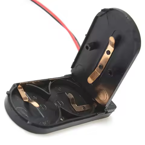 2/5pcs CR2032 Button Coin Cell Battery Socket Holder Case Cover With ON/OFF Switch 3V x2 6V Battery 