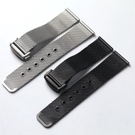 Foldable Buckle Milan Strap 20MM 22MM316L Stainless Steel Breathable Stainless Steel Adapt to Hippoc