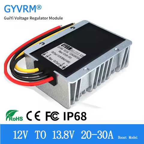 DC DC Converter 12V to 13.8V 30A 414W Step up Converter 12V to 13.8V 20A 25A 30A Boost Module 9-13V 