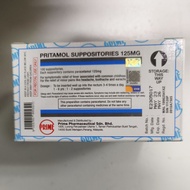 Prime Pritamol Suppository 125mg 100's box PRITAMOL SUPP 125MG PRITAMOL 250MG SUPP PARACETAMOL SUPP 