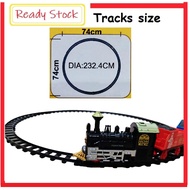 Electric Classic Train With Tracks Toy Set For Kid Vehicles Toys For Boy Kids Kereta Api Mainan Buda