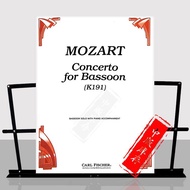 莫扎特 巴松管协奏曲 降B大调 KV191 附钢伴 Fischer 费舍尔原版乐谱书Mozart Concerto in B Flat Major Bassoon and Piano CU731
