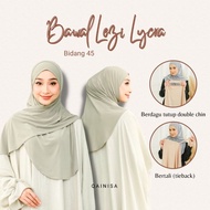 Bidang 45 Bawal Instant Lezi Qainisa Tudung Ironless bawal malas tudung berdagu bawal lazy bertali tudung instant