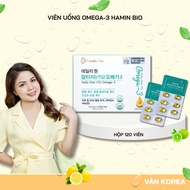V63.Korean Omega 3 Hamin Bio - Supports Brain Nourishment, Eyes, Enhances Vision and Heart