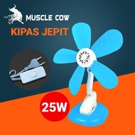 3 in 1 5-blade 25 Watt Clamp-on Fan (Stand-Clamp & Wall) Clip-on Fan/