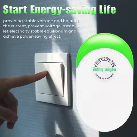 EU Household Energy Economist Electricity Saving Box Power Saver Device Plug Energy Saving Device