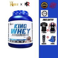 [100% ORIGINAL] Whey Protein MK King whey isolate 5 lbs/2.2 kg ( whey protein, halal protein) + [FRE