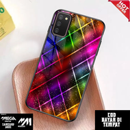 Soft Case 2D Samsung A03s - Casing 4D Samsung A03s Terbaru Megacase [ Rainbow ] Silikon Hp Samsung A