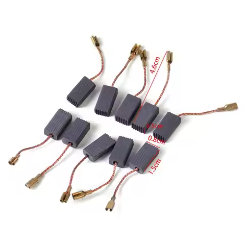 10pcs Carbon Brushes Replacement fit for GWS 580 GWS 850 C GWS 7-115 GWS 8-125 GWS 9-150CS GWS6-100 