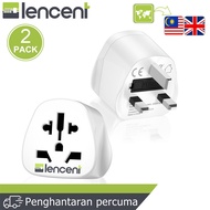 LENCENT World to UK Travel Adapter Visitor from US/Europe/China/Australia Adapter Plug