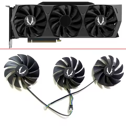 NEW 3PCS 89mm Cooling Fan CF9015H12S 4PIN 12V 0.4A RTX3080 Trinity For ZOTAC RTX 3090 Trinity RTX 30