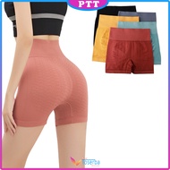 PTT Celana Pendek Wanita High Waist Sport 6558 Pakaian Dalam Tinggi Ketat Olahraga Yoga Gym