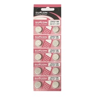 [SG] [10 Pieces] SUNCOM AG12 SR43SW LR43 386 Alkaline Button Battery