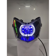 SUPRA X 125 BATMAN BILED LED HEADLIGHT 4 LENS PROJECTOR