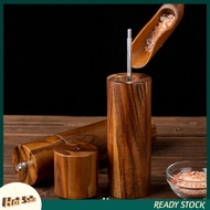 JY 1/2Pcs EASY-TO-RECOGNIZE DESIGN: The wooden salt and pepper grinding set features laser-engraved 