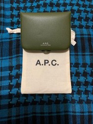 A.P.C. Josh wallet 橄欖綠色