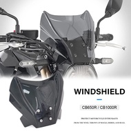 NEW For Honda CB1000R CB650R CB 1000 R CB 650 R 2021 Windscreen Windshield Wind Deflector with Brack
