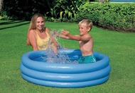 INTEX 59416สีฟ้าสามห่วงสระว่ายน้ำสำหรับครอบครัวพายสระน้ำพองได้สระว่ายน้ำสำหรับครอบครัวสระว่ายน้ำเด็ก