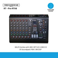 Recording Tech Pro Rtx8 - Mixer Audio 8 Channel Usb 2.0 99Dsp