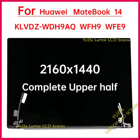 14" Laptop LCD Touch Screen For Huawei MateBook 14 KLVDZ-WDH9AQ WFH9 WFE9 Display Full Assembly Repl