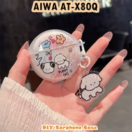 【Fast Shipment】For AIWA AT-X80Q Case Cover DIY Creative Cartoons Soft Silicone Earphone Case Casing
