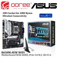 ASUS B650M-AYW WIFI DDR5 D5 AM5 MOTHERBOARD COMBO PROCESSOR AM5 RYZEN 5 7500F / AM5 RYZEN 7 7800X3D 