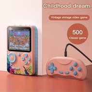 Popular handheld game console, two-player couple game console, retro arcade game for children.
