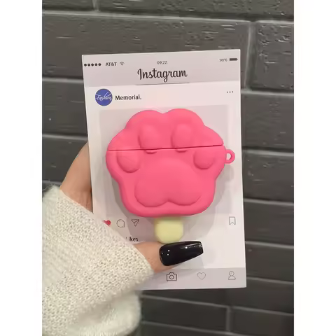 Earphone Case For Samsung Bud 3 Pro 3pro Cartoon 3D Cat Paw Ice cream Wireless Bluetooth Headset Pro