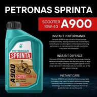 1L PETRONAS SPRINTA A700 / A900 SCOOTER 10W-40 SEMI FULY SYNTHETIC A900 A700 300% GERENTI ORIGINAL M