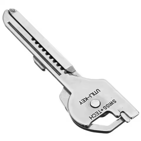 6-in-1 Utili-Key Mini Multitool - Keychain Plier with Key Ring for Camping, Survival & Rescue | Pock