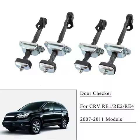 4Pcs Front Rear Door Hinge Check Stop Strap Stopper fit for Honda CR-V 2007-2011