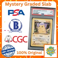 Pokemon - Mystery Graded Slab - Guarantee 1 Graded Card - PSA Beckett CGC