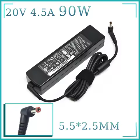 20V 4.5A 90w 5.5*2.5mm For Lenovo IdeaPad G570 G580 G770 Laptop Adapter Charger 15.6-Inch G Series N