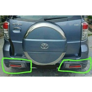 toyota rush rear bumper skirt