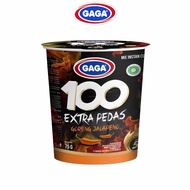 Mie Gaga 100 / Mie Instan Cup Extra Pedas / Mie Cup Goreng Rasa Jalapeno / 75gr