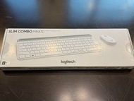Logitech MK470 超薄無線鍵盤滑鼠套裝 (白色)