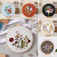 Embroidery Kit Needlework/ Beginner Embroidery Set/ Set Sulaman Tangan/ DIY cross stitch set/