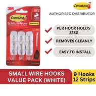 3M Command Small Wire Hooks Value Pack - White 17067-9